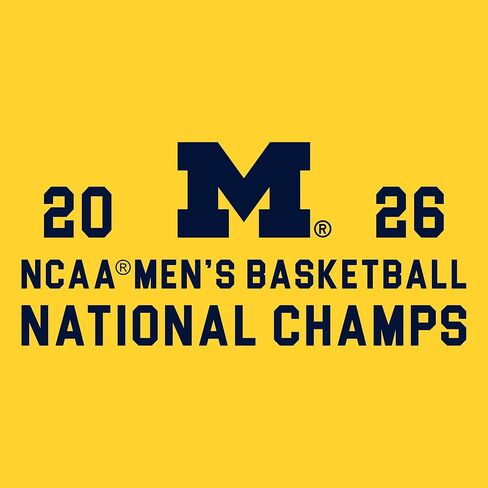 UGP Campus Apparel Michigan Wolverines 2026 Basketball National Champions Simple Path Sports Team Dad Hat in Saudi Arabia