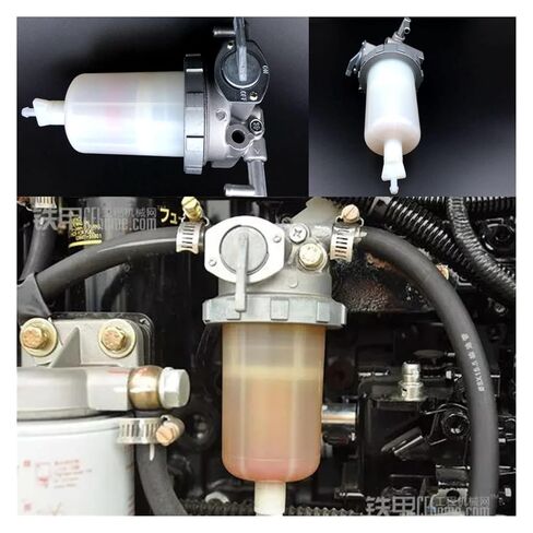 Oil-Water Filter 4TNV94/98 DH60-7 DH80-7 Excavator Engine Oil-Water Separator Assembly(Curved Joint) in Saudi Arabia