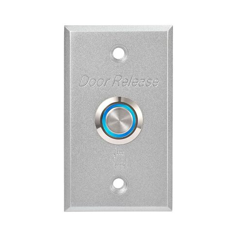 8mm Aluminum Alloy Push to Exit Button, NO/NC Mechanical Emergency Exit Switch for Access Control Systems in Kuwait
