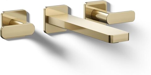 KOHLER T27120-4-BL Parallel® صنبور حوض الحمام المثبت على الحائط، أسود غير لامع in Kuwait