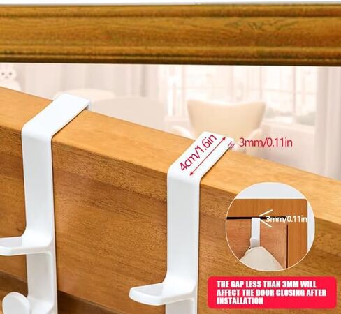 3pcs Bedroom Door Hanger， Clothes Hanging Rack， Over The Door Plastic Home Storage Organization Hooks， Purse Holder for Bags Rails，White & Coffee & Black in Saudi Arabia