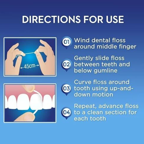 Oral-B Super Floss, 50 Pre-Cut Strands, Mint (Pack of 3) in Saudi Arabia