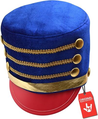 Nicky Bigs Novelties Adult Toy Soldier Hat Majorette Marching Band Major Dress Ringmaster Nutcracker Cosplay Costume in Saudi Arabia