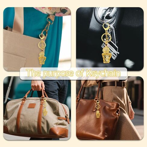 Basketball Keychain Gifts for Men Boys Birthday Christmas Gifts for Teen Boys Girls Sports Gift for Sport Lovers Players Basketball Hoop Charm for Backpack Gold Hiphop Rhinestone Keychains in Saudi Arabia