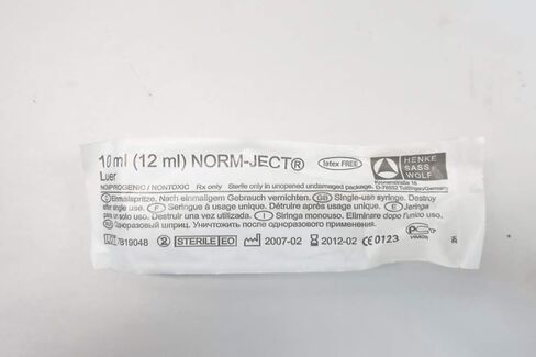 علبة بها 100 حقنة NORM-JECT 4100.000V0 10 ​​مل in Saudi Arabia