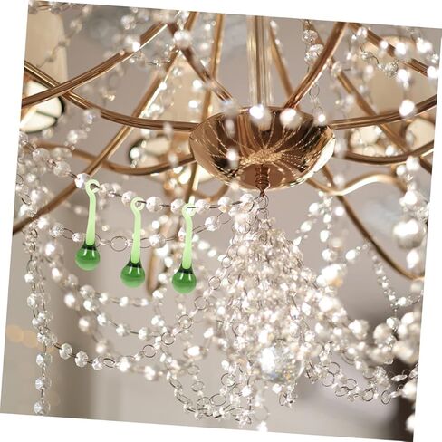 POPETPOP 6pcs Hanging Crystal Pendants for Chandelier Chandelier Crystal Prisms Light Pendant Decor Wedding Ornament in Saudi Arabia