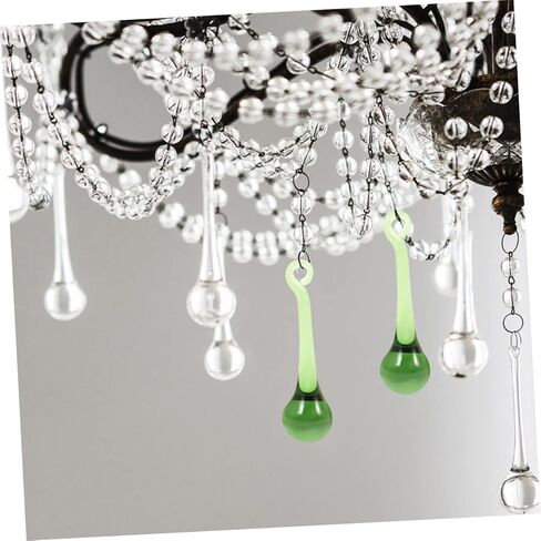 POPETPOP 6pcs Hanging Crystal Pendants for Chandelier Chandelier Crystal Prisms Light Pendant Decor Wedding Ornament in Saudi Arabia