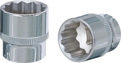 'KS Tools بلاستيك 918.1331 E 1/2 بوصة كروم بلس Stecknuss 12kant 12 مم على علاقة in Kuwait