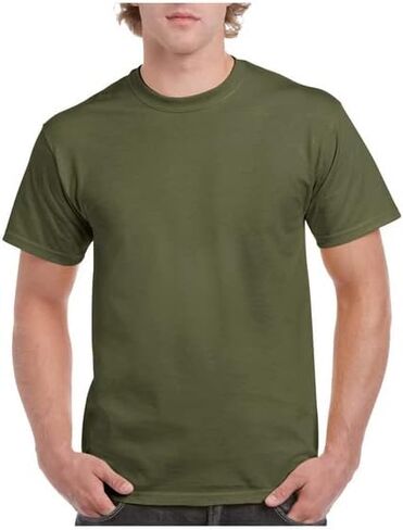Gildan G500, Heavy Cotton T-Shirt Military Green in Saudi Arabia