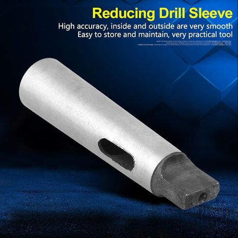 Taper Adapter,3 Pcs 45# Steel Reducing Sleeve,Easy to Store and Maintain,for The Mt Shank, Taper Shank Drills Mt1- Mt2 Mt2- Mt3 Mt3- Mt4 in Saudi Arabia