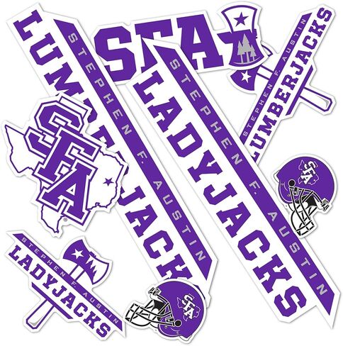 Desert Cactus Stephen F. Austin State University Sticker Lumberjacks SFA Vinyl Decals Laptop Water Bottle Car Scrapbook T2 (Type 2) in Saudi Arabia