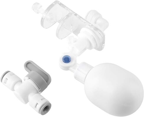 Water Fountain Auto Fill System, Water Leveler Float Kit, Auto Pool Filler Pond Float Valve with Manual Adjustment for Outdoor Fountains, Gardens, Ponds, Tank Aquarium, Acrylic and Plastic Material in Saudi Arabia