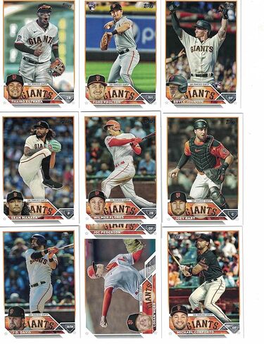 San Francisco Giants Topps Team Sets (2025-2022) *Plus* (5) Bonus Buster Posey Cards! / Each of these (4) Topps Giants Team Sets include cards from both Series 1 and 2 Topps. Loaded with Star players and Rookie Cards. *Store Special!* in Saudi Arabia