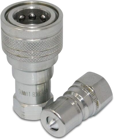 3/8″ ISO 7241-B Quick Disconnect Hydraulic Coupler Set, 1/2″ SAE Thread in Saudi Arabia