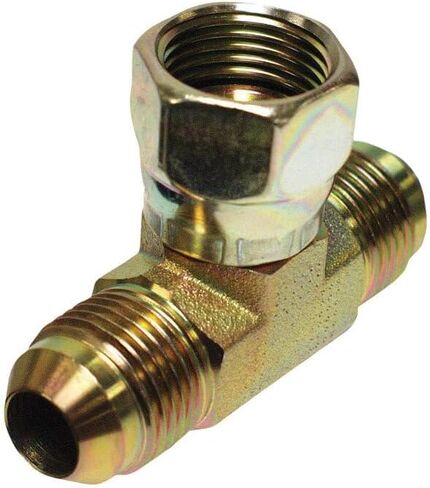 Apache Steel T-Hydraulic Adapter 1/2 in. Dia. x 1/2 in. Dia. 1 pk in Saudi Arabia