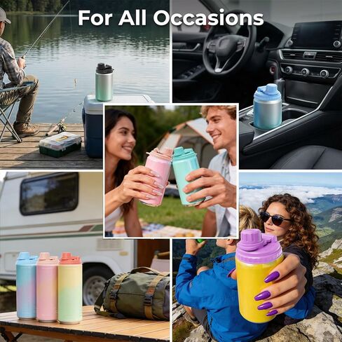 6-Pack Soda Can Lids with Twist-Off Caps Reusable BPA-Free Can Covers for Soda, Beer & Energy Drinks, Universal Fit 202/206 Cans, Helps Maintain the Taste of The Beverage (Multicolored) in Kuwait