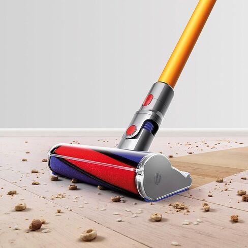 Dyson (214730-01 V8 Absolute Cordless Stick Vacuum Cleaner, Yellow in Saudi Arabia