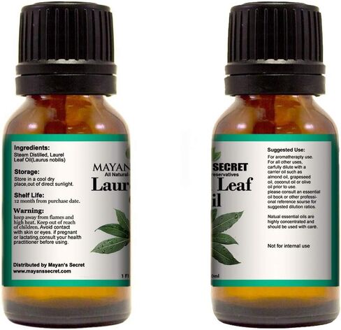 Laurel Leaf Essential Oil (100% Pure -Best Therapeutic Grade Essential Oil - 30 ml(1 oz) in Saudi Arabia