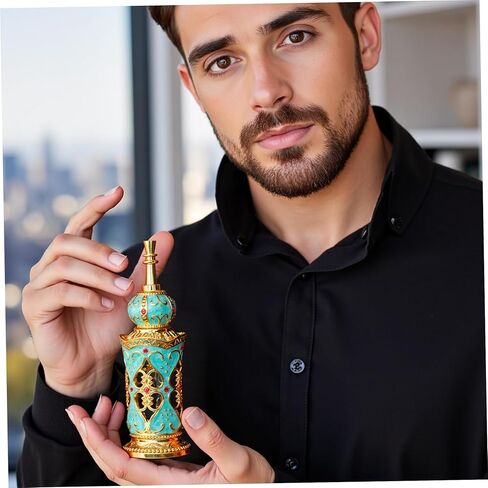زيت عطر عربي 15 مل عطر دبي طويل الأمد مع زجاجة فاخرة لهدايا الرجال وديكورات عيد الميلاد in Kuwait