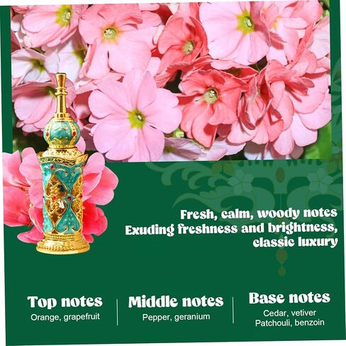 زيت عطر عربي 15 مل عطر دبي طويل الأمد مع زجاجة فاخرة لهدايا الرجال وديكورات عيد الميلاد in Kuwait