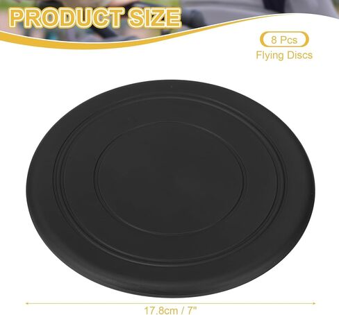 PATIKIL Flying Disc Soft Silicone Colorful Flying Disk Flyer for Outdoor Sports Lawn in Saudi Arabia