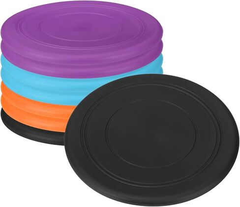 PATIKIL Flying Disc Soft Silicone Colorful Flying Disk Flyer for Outdoor Sports Lawn in Saudi Arabia