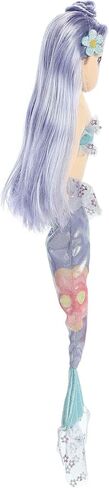 دمية Aurora® Enchanting Sea Sparkles™ Floral Sparkles Ivy™ المحشوة - لعب خيالي مع الرفاق السحريين - مثالية لأعياد ميلاد الأطفال واحتفالاتهم - أزرق 45.72 سم in Saudi Arabia