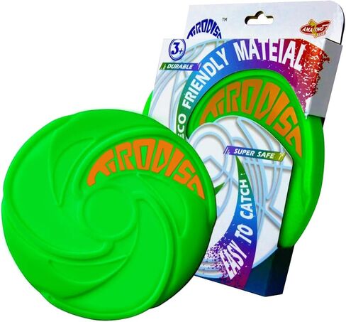 AMAZING TOYZ Tirodisc Foldable Frisbee for Kids & Adults, 20cm Soft Silicone Flying Disc - Portable Pocket-Sized Outdoor Waterproof Toy for Beach, Park, Pool Games | Easy Clean & Safe Catch in Saudi Arabia
