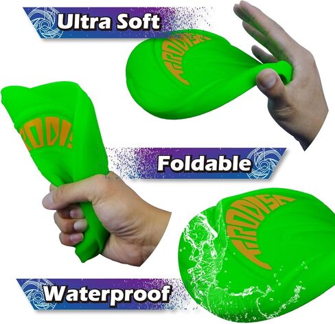 AMAZING TOYZ Tirodisc Foldable Frisbee for Kids & Adults, 20cm Soft Silicone Flying Disc - Portable Pocket-Sized Outdoor Waterproof Toy for Beach, Park, Pool Games | Easy Clean & Safe Catch in Saudi Arabia
