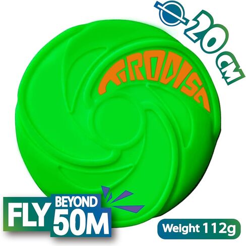 AMAZING TOYZ Tirodisc Foldable Frisbee for Kids & Adults, 20cm Soft Silicone Flying Disc - Portable Pocket-Sized Outdoor Waterproof Toy for Beach, Park, Pool Games | Easy Clean & Safe Catch in Saudi Arabia