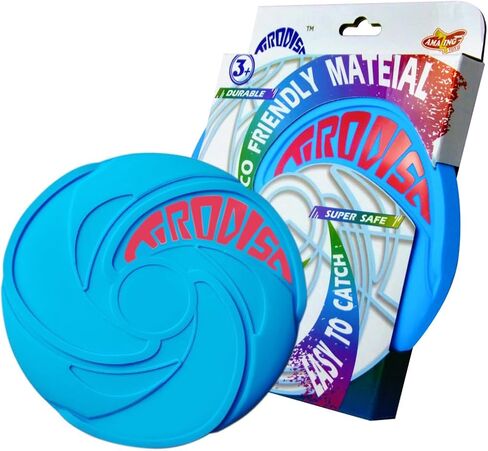 AMAZING TOYZ Tirodisc Foldable Frisbee for Kids & Adults, 20cm Soft Silicone Flying Disc - Portable Pocket-Sized Outdoor Waterproof Toy for Beach, Park, Pool Games | Easy Clean & Safe Catch in Saudi Arabia