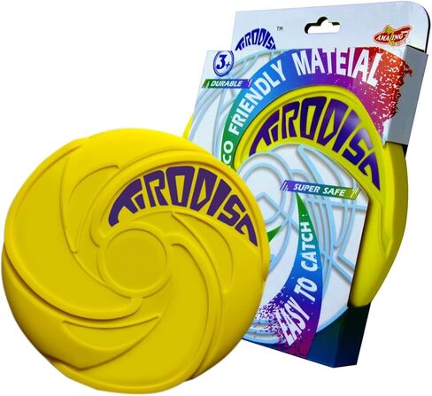AMAZING TOYZ Tirodisc Foldable Frisbee for Kids & Adults, 20cm Soft Silicone Flying Disc - Portable Pocket-Sized Outdoor Waterproof Toy for Beach, Park, Pool Games | Easy Clean & Safe Catch in Saudi Arabia