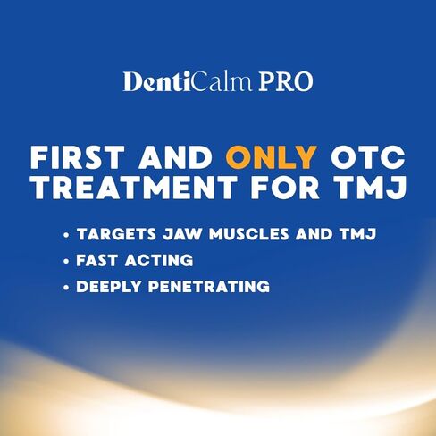 مصل تخفيف TMJ من nfuse DentiCalm Pro - موضعي لآلام الفك وتوتر العضلات بقوة احترافية - علاج سريع المفعول لألم الفك وتحسين القدرة على الحركة in Saudi Arabia