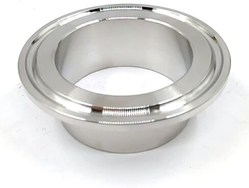 1pc 12.7mm 19mm 38mm 51mm 76mm 159mm OD SS304 Stainless Steel Pipe Weld Ferrule Tri clamp Type and Lengthened connection(25mm x Ferrule 50.5) Plumbing Fittings in Saudi Arabia