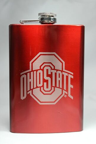 أوهايو ستيت بوكيز NCAA Logo Flask (أحمر) in Saudi Arabia