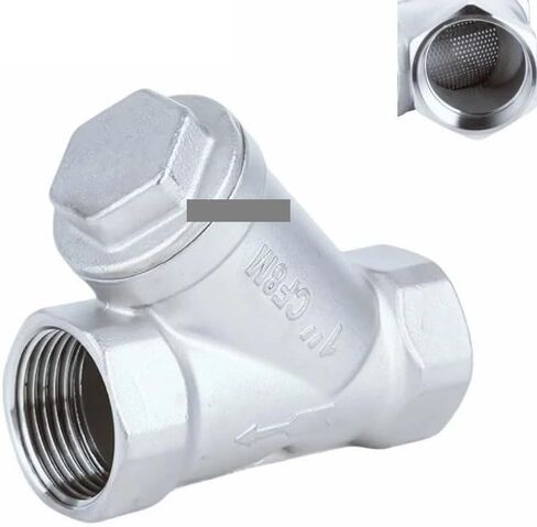 1-1/2 "أنثى 304 الفولاذ المقاوم للصدأ مضمنة Y نوع مصفاة الفلتر صمام غاز المياه 80 شبكة IHNIEAEW in Saudi Arabia