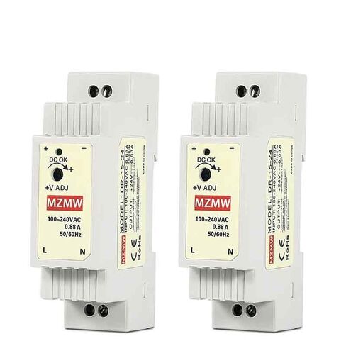 1 قطعة DR-15 DIN السكك الحديدية تحويل التيار الكهربائي 15 واط المدخلات 100-240 فولت التيار المتناوب إلى 12 فولت 24 فولت إخراج واحد إلكترونيات صناعية (12 فولت 1.25A_15 واط) in Kuwait