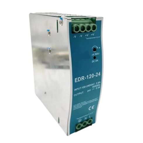 EDR 120 واط 24 فولت صناعة تبديل وضع التيار الكهربائي Edr-120 واط الدين السكك الحديدية ل CCTV مصباح ليد Smps إمدادات الطاقة in Kuwait