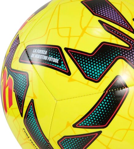 Puma Unisex Orbita LaLiga 1 Machine Stitched Soccer Ball, Fluo Yellow-Multicolor AH25, 4 Puma Orbita Laliga 1 Ms in Saudi Arabia