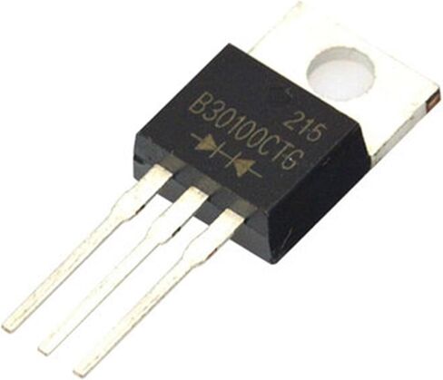 MBRF30100CT MBR30100CT MBRF30100 MBR30100 B30100G TO-220S مقومات شوتكي 10 قطعة in Kuwait