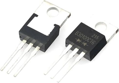 MBRF30100CT MBR30100CT MBRF30100 MBR30100 B30100G TO-220S مقومات شوتكي 10 قطعة in Kuwait