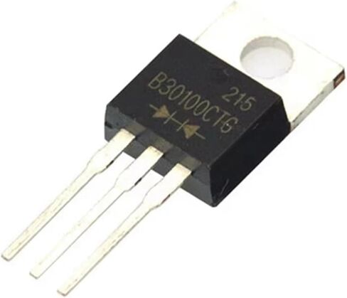 MBRF30100CT MBR30100CT MBRF30100 MBR30100 B30100G TO-220S مقومات شوتكي 10 قطعة in Kuwait