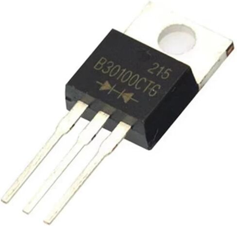 MBRF30100CT MBR30100CT MBRF30100 MBR30100 B30100G TO-220S مقومات شوتكي 10 قطعة in Kuwait