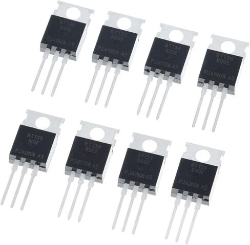BT138-600E BT139-600E BT136-800E BT137-800E BT138-800E BT139-800E TO-220 BT136 BT137 BT138 BT139 IC 10 قطعة (Bt139-800e) in Kuwait