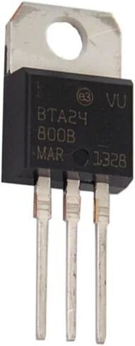BTA24-800B BTA24 BTA24-800 Triacs 25 AMP 800 Volt TO-220 IC MOSFET MOSFT TO220 10Pcs in Saudi Arabia