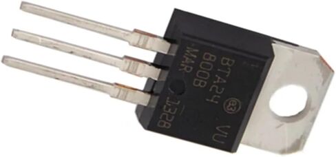 BTA24-800B BTA24 BTA24-800 Triacs 25 AMP 800 Volt TO-220 IC MOSFET MOSFT TO220 10Pcs in Saudi Arabia