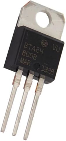 BTA24-800B BTA24 BTA24-800 Triacs 25 AMP 800 Volt TO-220 IC MOSFET MOSFT TO220 10Pcs in Saudi Arabia