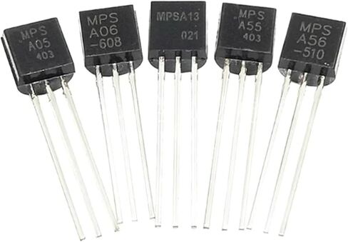 MPSA05 MPSA06 MPSA18 MPSA42 MPSA44 MPSA56 MPSA92 TO92 الصمام الثلاثي A05 A06 A13 A14 A18 A42 A44 A56 A92 TO-92 100 قطعة (MPSA18) in Saudi Arabia