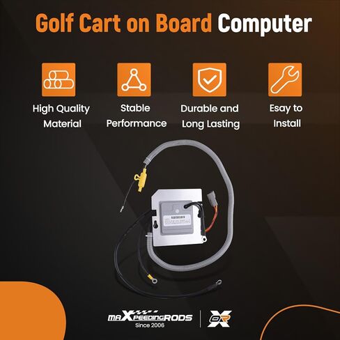 maXpeedingrods 101909901 Golf Cart On Board Computer Replaces Club Car DS Models 1998 1999 2000 2001 2002 2003 2004 with 48V Power Drive System, 3 Pin Plug in Saudi Arabia