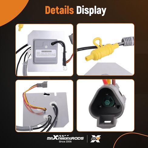 maXpeedingrods 101909901 Golf Cart On Board Computer Replaces Club Car DS Models 1998 1999 2000 2001 2002 2003 2004 with 48V Power Drive System, 3 Pin Plug in Saudi Arabia